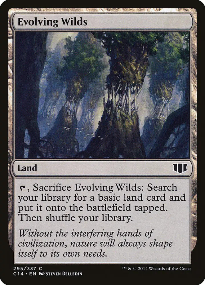 Evolving Wilds [Commander 2014] - MTG Single