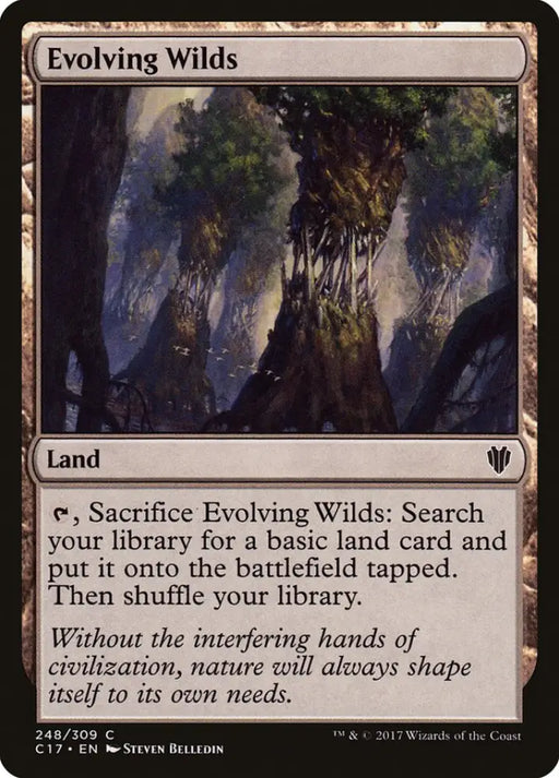 Evolving Wilds [Commander 2017] - MTG Single