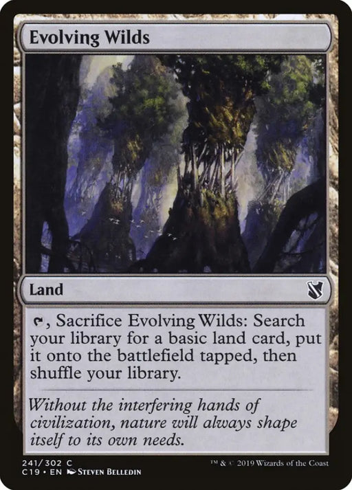 Evolving Wilds [Commander 2019] - MTG Single