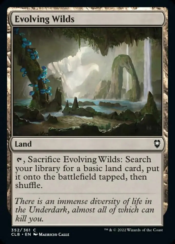 Evolving Wilds [Commander Legends: Battle for Baldur’s Gate] - MTG Single