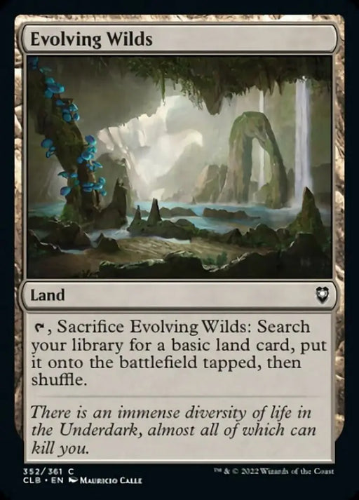 Evolving Wilds [Commander Legends: Battle for Baldur’s Gate] - MTG Single