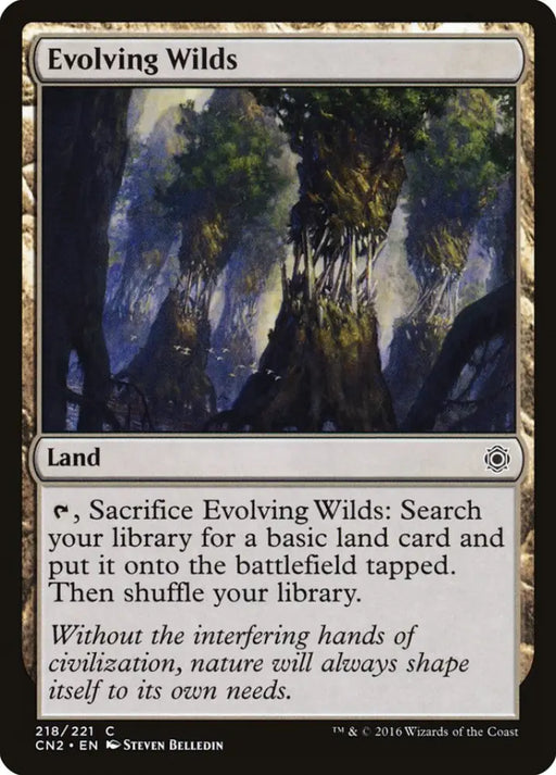 Evolving Wilds [Conspiracy: Take the Crown] - MTG Single