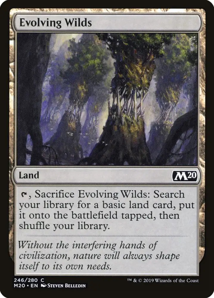 Evolving Wilds [Core Set 2020] - MTG Single