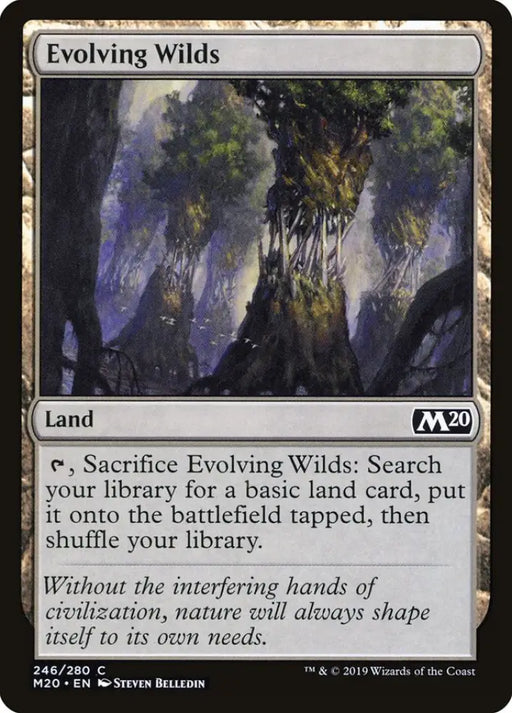 Evolving Wilds [Core Set 2020] - MTG Single