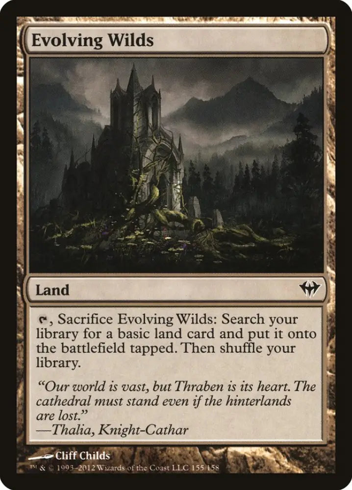 Evolving Wilds [Dark Ascension] - MTG Single
