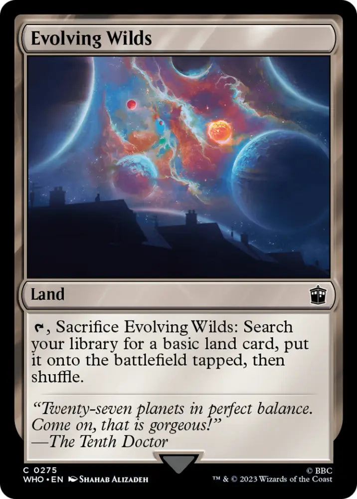 Evolving Wilds [Doctor Who] - MTG Single