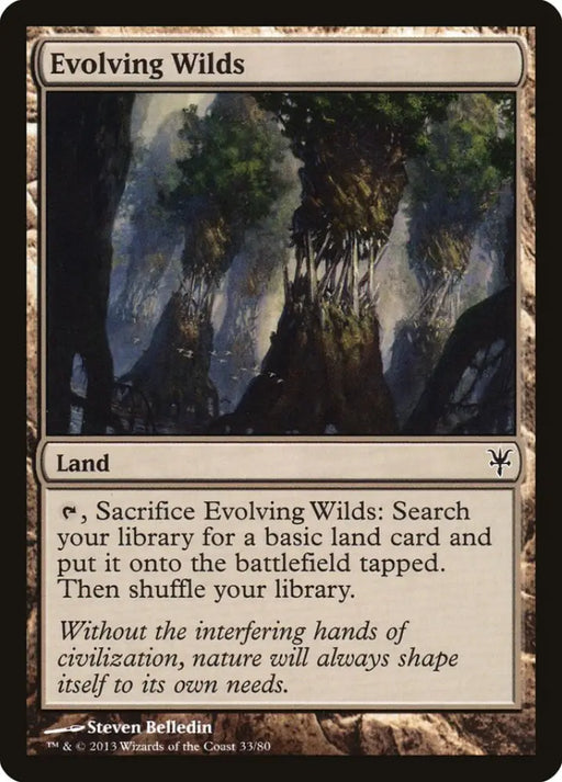 Evolving Wilds [Duel Decks: Sorin vs. Tibalt] - MTG Single
