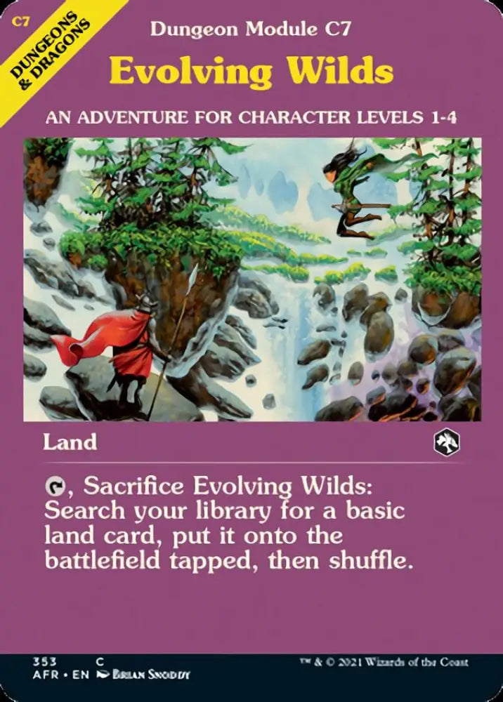 Evolving Wilds (Dungeon Module) [Dungeons & Dragons: Adventures in the Forgotten Realms] - MTG Single