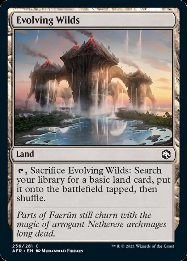 Evolving Wilds [Dungeons & Dragons: Adventures in the Forgotten Realms] - MTG Single
