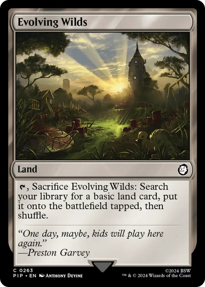 Evolving Wilds [Fallout] - MTG Single