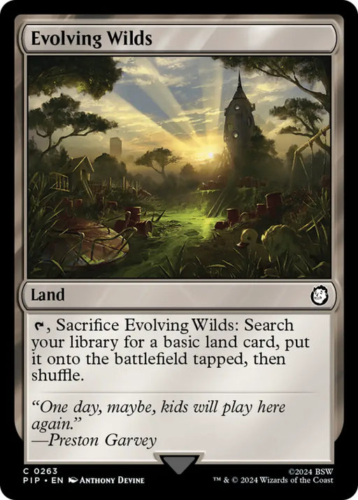 Evolving Wilds [Fallout] - MTG Single