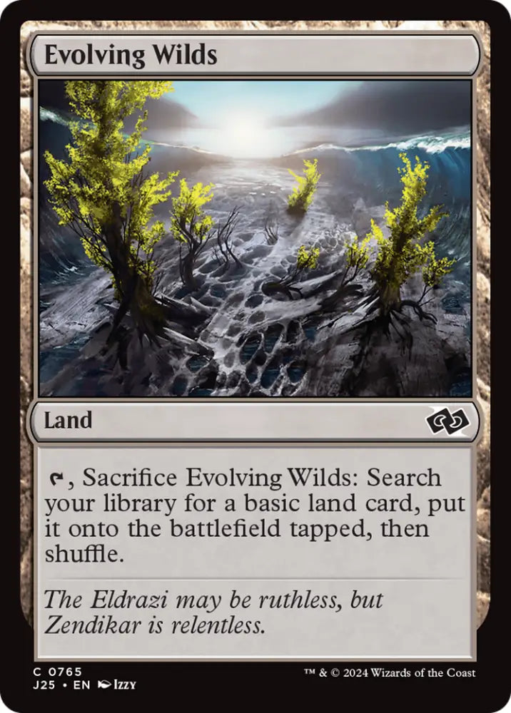 Evolving Wilds [Foundations Jumpstart] - MTG Single