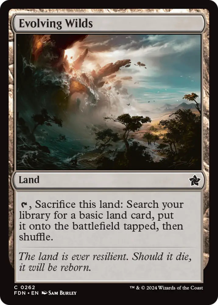 Evolving Wilds [Foundations] - MTG Single