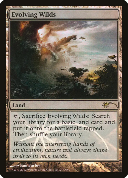 Evolving Wilds [Friday Night Magic 2012] - MTG Single