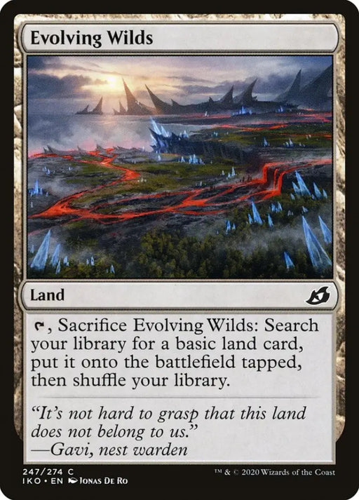Evolving Wilds [Ikoria: Lair of Behemoths] - MTG Single
