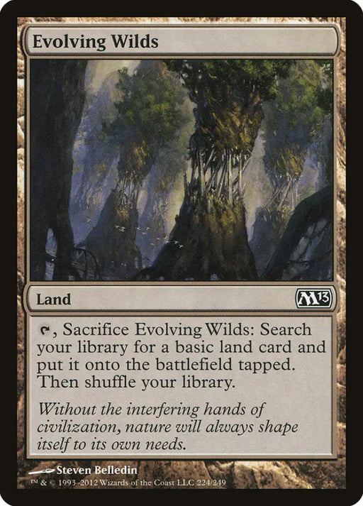 Evolving Wilds [Magic 2013] - MTG Single