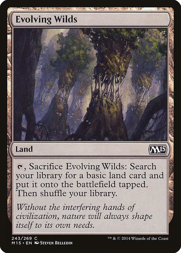 Evolving Wilds [Magic 2015] - MTG Single