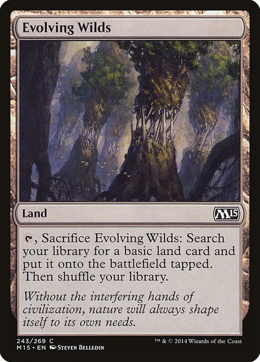 Evolving Wilds [Magic 2015] - MTG Single