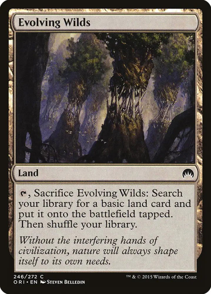 Evolving Wilds [Magic Origins] - MTG Single