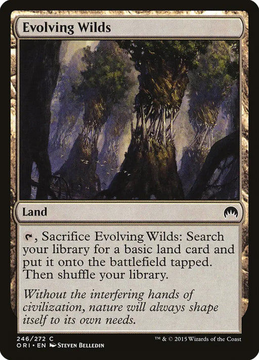 Evolving Wilds [Magic Origins] - MTG Single