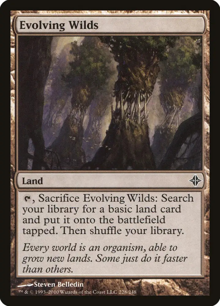 Evolving Wilds [Rise of the Eldrazi] - MTG Single