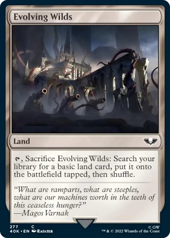 Evolving Wilds [Warhammer 40,000] - MTG Single