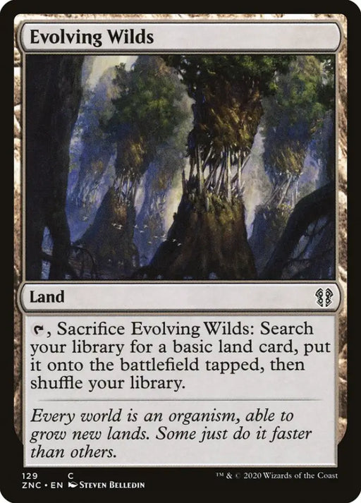 Evolving Wilds [Zendikar Rising Commander] - MTG Single