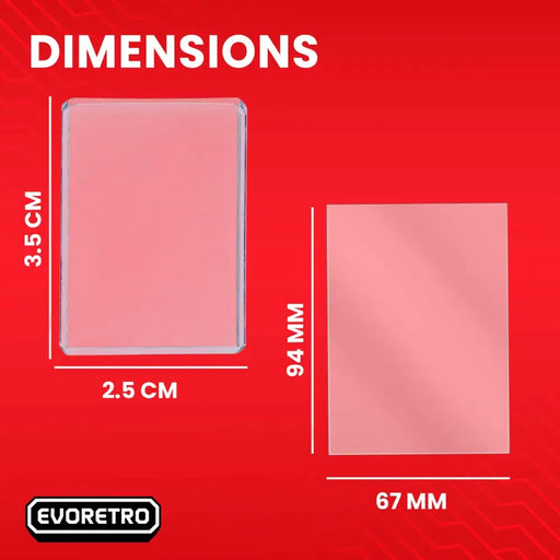 Evoretro 100 Top Loaders & 100 Sleeves Pack - Accessoire