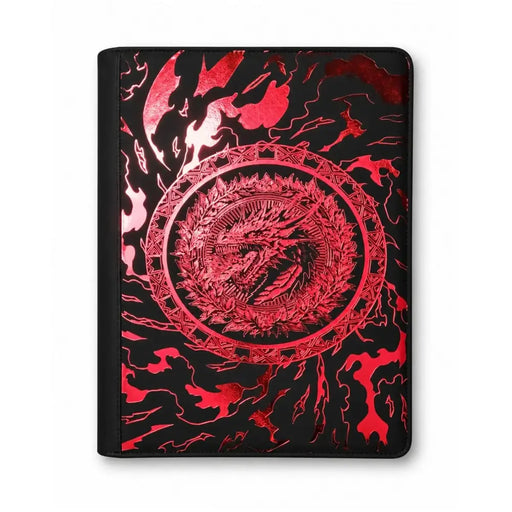 Evoretro 16-Pocket Foil Zip Binder - Dragon Crest - Accessoire