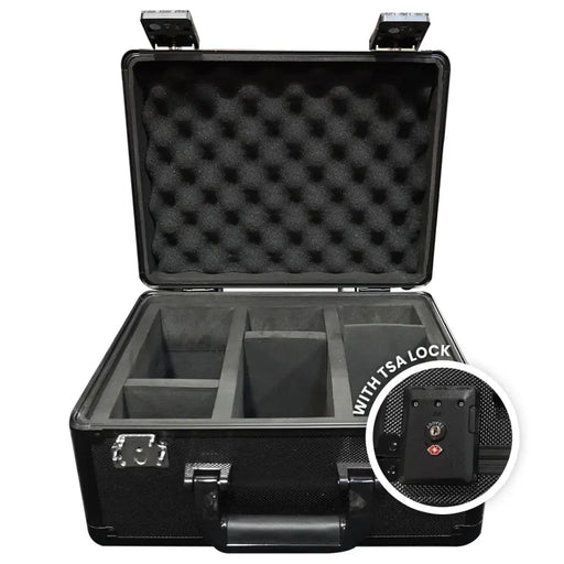 Evoretro 3-Row Aluminum Black Case With TSA Lock - Accessoire