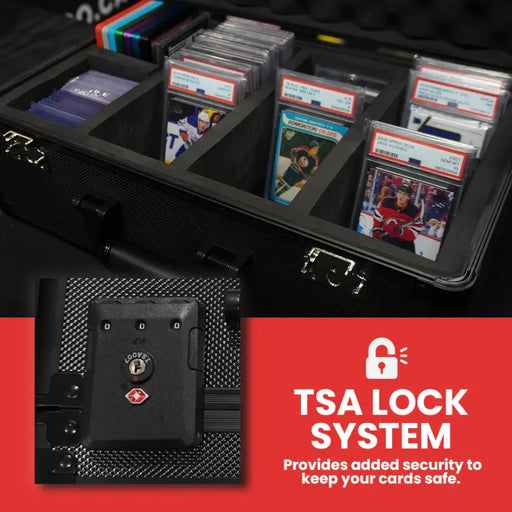 Evoretro 4-Row Aluminum Black Case With TSA Lock - Accessoire