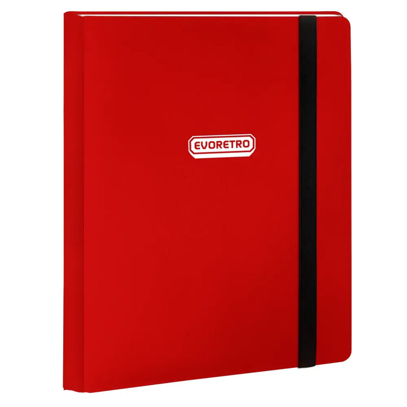 Evoretro 9-Pocket Elastic Binder Red - Accessoire