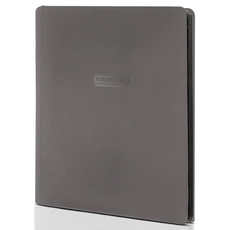 Evoretro 9-Pocket Zip-Up Binder Gray - Accessoire