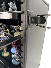Evoretro Aluminum Miniatures Display & Carry Case with 5 Metal Trays - Accessoire