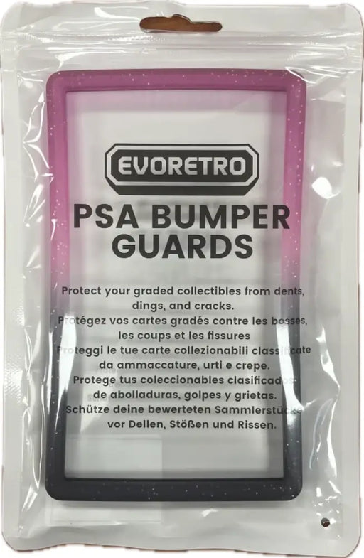 Evoretro Bumper Graded Slab Protector for PSA 1ct - Purple Black Glitter - Accessoire