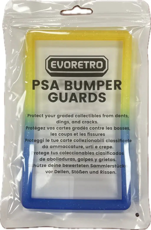 Evoretro Bumper Graded Slab Protector for PSA 1ct - Yellow Blue Glitter - Accessoire
