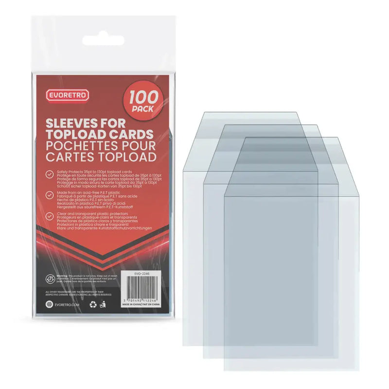 Evoretro Perfect Fit Sleeves for Topload Card 100ct - Accessoire