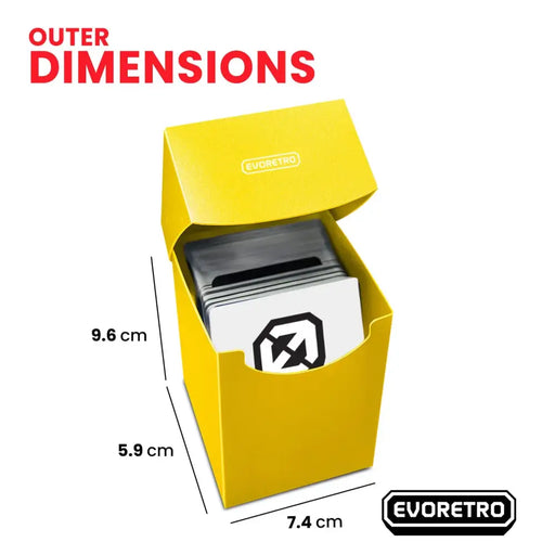 Evoretro Plastic Yellow Deck Box - Accessoire