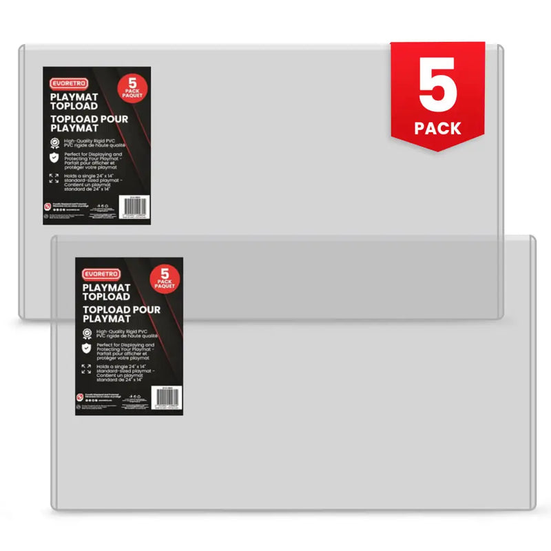 Evoretro Playmat Topload Holder 24x14 Pack of 5 - Accessoire
