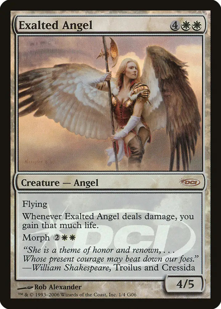 Exalted Angel [Judge Gift Cards 2006] - MTG Single