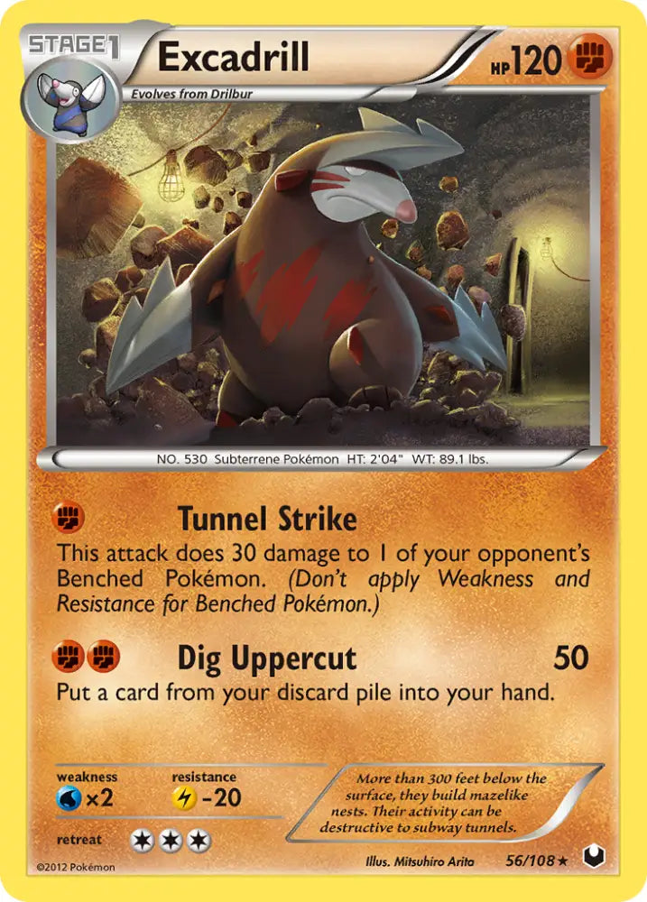 Excadrill (56/108) [Black & White: Dark Explorers] - Pokemon Single