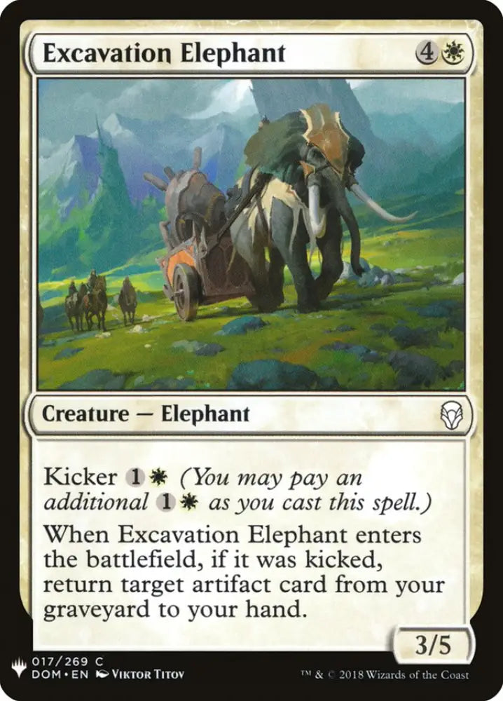 Excavation Elephant [Mystery Booster] - MTG Single
