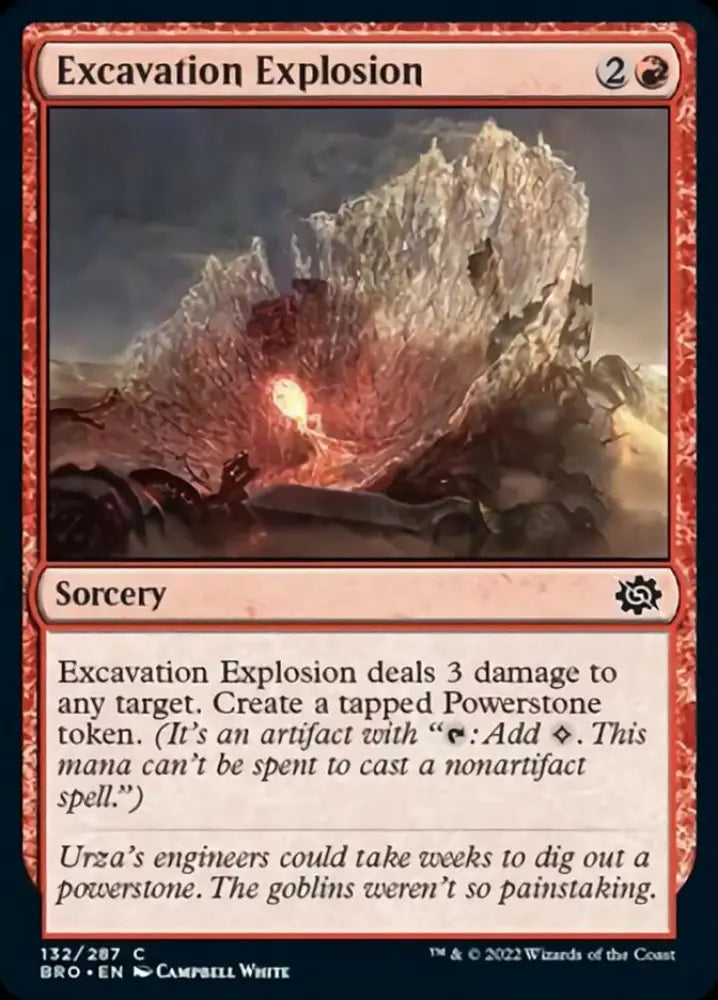 Excavation Explosion [The Brothers’ War] - MTG Single