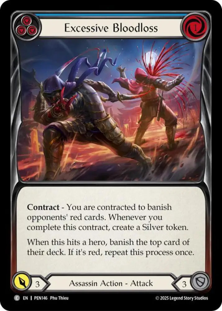 Excessive Bloodloss (Blue) (PEN146) [Compendium of Rathe]