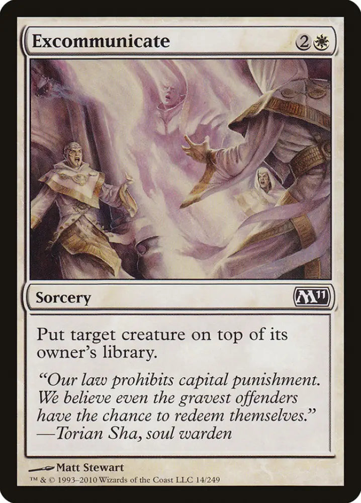 Excommunicate [Magic 2011] - MTG Single