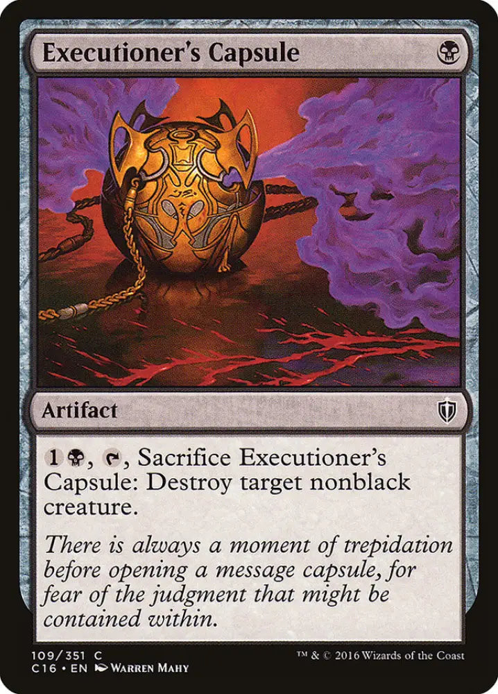 Executioner’s Capsule [Commander 2016] - MTG Single