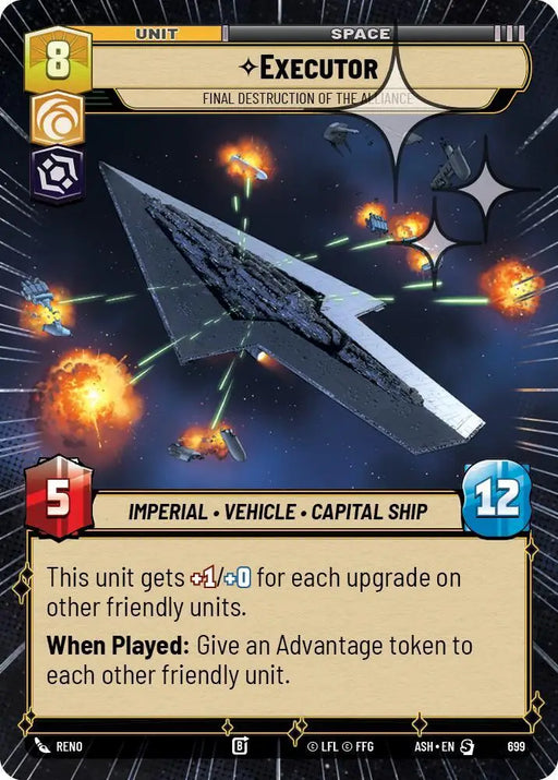 Executor - Final Destruction of the Alliance (Hyperspace Foil) (699) [Ashes of the Empire]