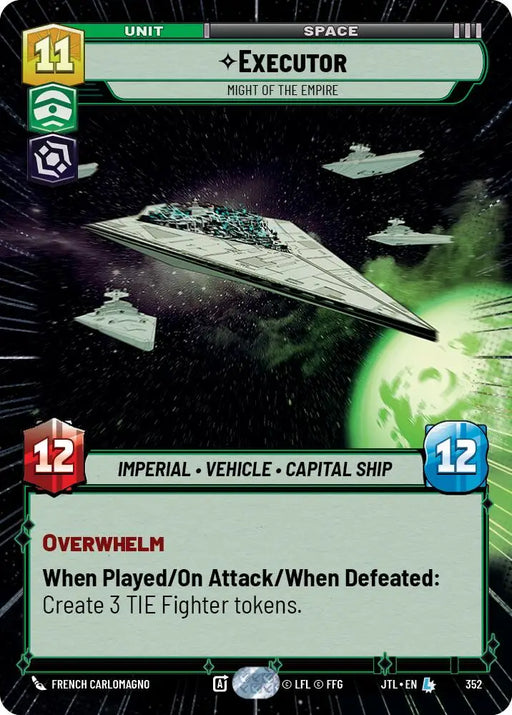 Executor - Might of the Empire (Hyperspace) (352) [Jump to Lightspeed] - Star Wars: Unlimited Single