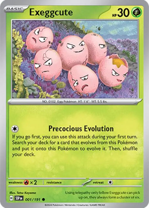 Exeggcute (001/191) [Scarlet & Violet: Surging Sparks] - Pokemon Single