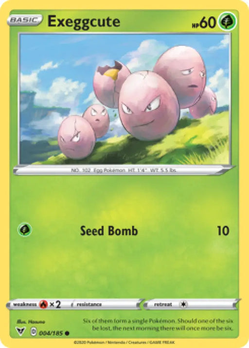Exeggcute (004/185) [Sword & Shield: Vivid Voltage] - Pokemon Single